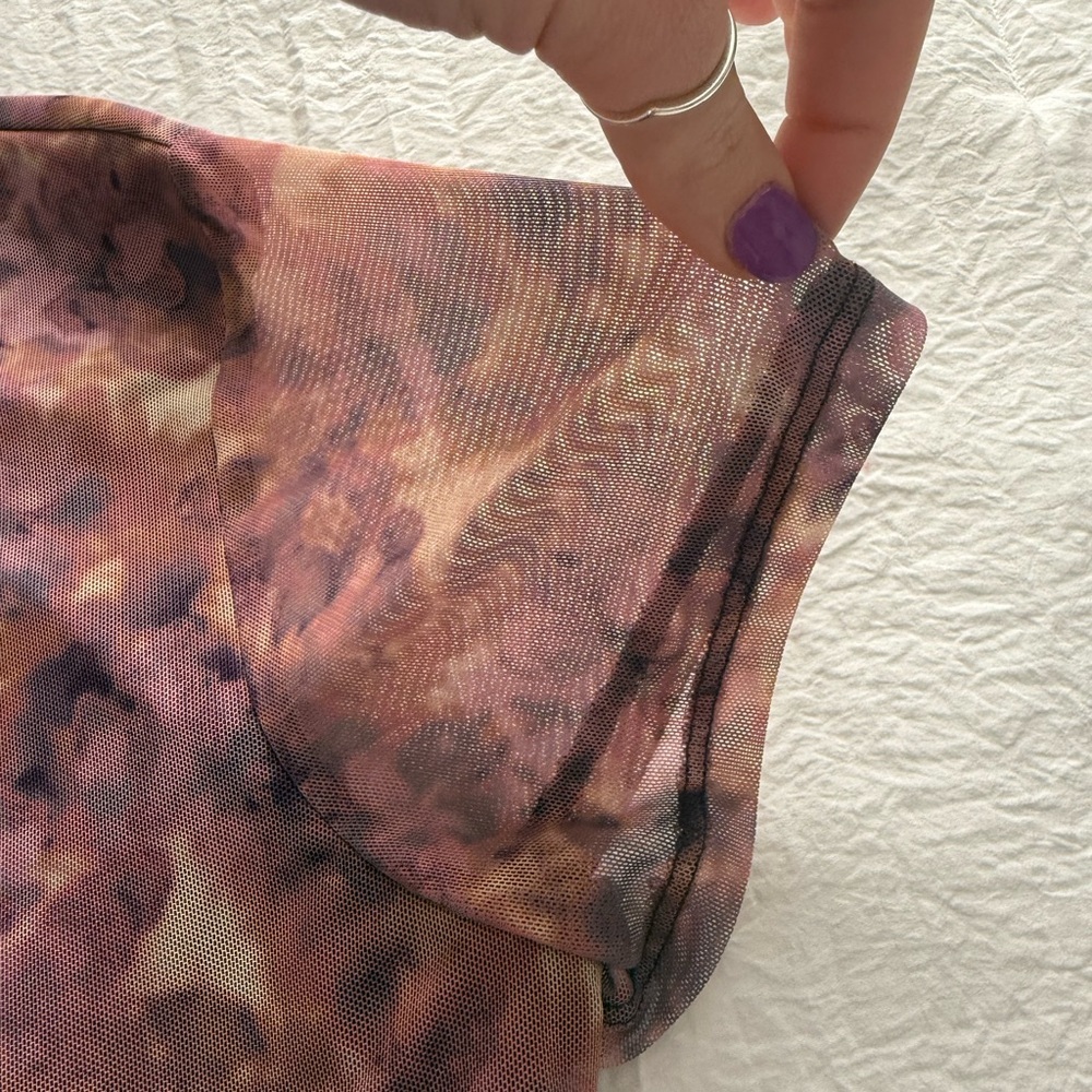 No Boundaries Women’s cropped floral shirt size xxl - Picture 4 of 5